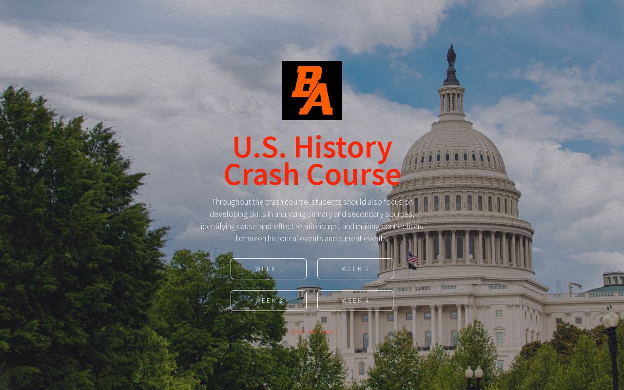 BA USA HISTORY CRASH COURSE ba-usa-history-crash-course